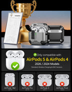 Pohgelan Compatible with AirPods Pro 2nd/1st Case (Blue)