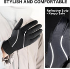Origem Thermal Winter Gloves for Men Women, Water Resistant Cycling Gloves