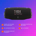 JBL Charge 6 - Portable Waterproof & DropProof Bluetooth Speaker (Black)