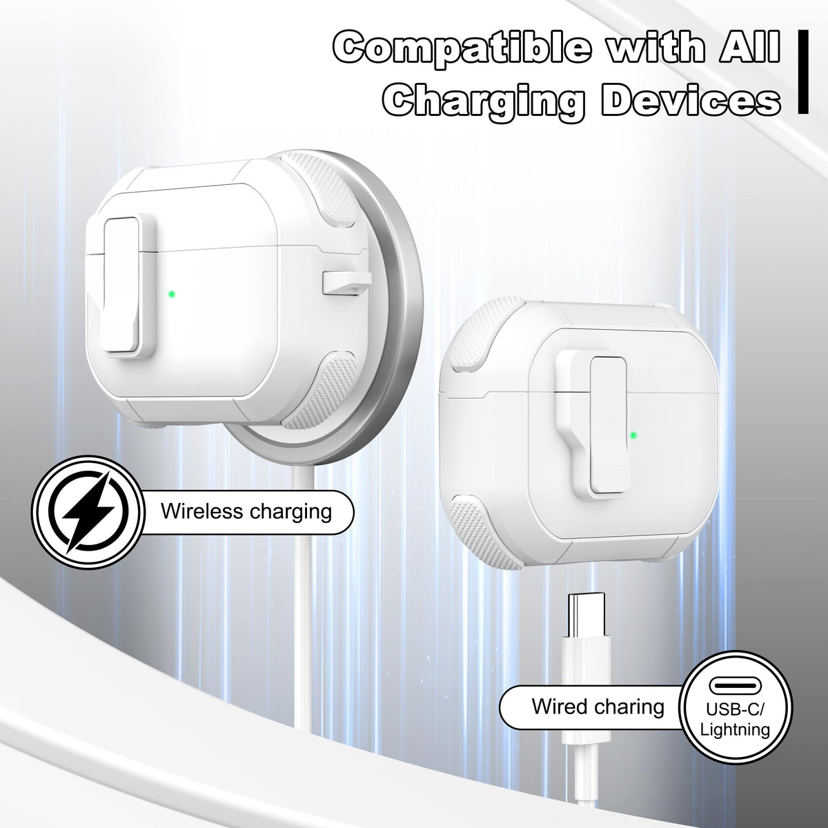 for AirPods 4 Case & AirPods 5 Case with Cleaner Kit,Clear Cover