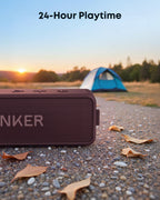 Anker soundcore 2 Portable Bluetooth Speaker, 24-Hour Playtime, IPX7