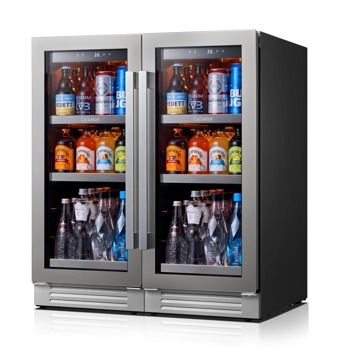 Ca'Lefort 48 Inch Wine & Beverage Refrigerator, 200 Can and 46 Bottle