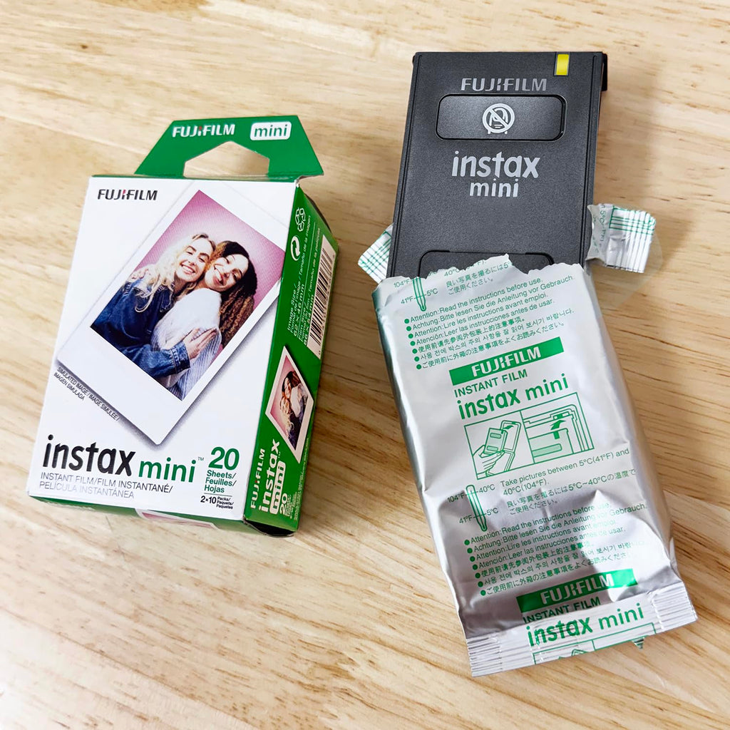Fujifilm Instax Mini Film for All Mini Cameras + Quality Photo Cloth, 40 Sheets