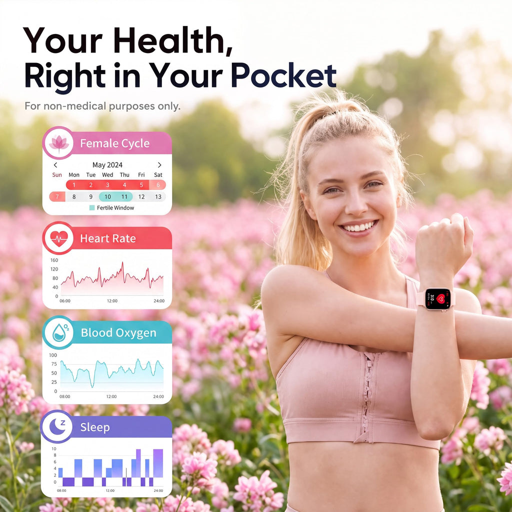 Smart Watch for Women, Bluetooth Answer/Make Calls, 1.83"HD Screen