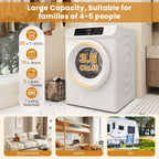 Auertech Portable Washer and Dryer Combo Set, 2.8 CU. FT. Portable Clothes Dryers with Boot Dryer, 28 lbs Fully Automatic Washing Machine, Compact Washer and Dryer for Apartment, RV, Dorm