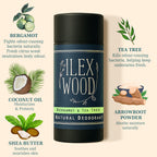 The Ilex Wood Natural Deodorant Stick - Ylang Ylang & Cedarwood - 70ml