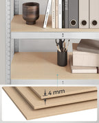 SONGMICS 5-Tier Heavy-Duty Shelving Units, Set of 2, Boltless Assembly