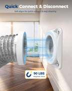 ALORAIR Magnetic Dryer Vent Connector Kit, 4-Inch Quick Connect, DV180