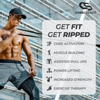 Coresteady Pull Up Bands & Resistance Bands - Heavy Duty Loop Band for Men & Women - Build Fit Power & Muscle - Training, Fitness Assist Pull Ups & Gym Exercise