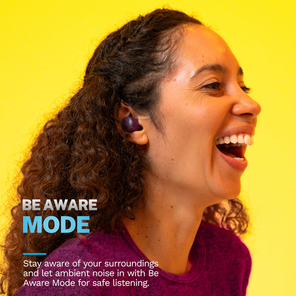 JLab Go Air Pop+ Earbuds, Dual Connect, EQ3 Sound, Black