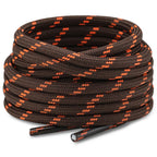 Stepace 2 Pairs Round Heavy Duty Boot Laces for Hiking and Work Boots