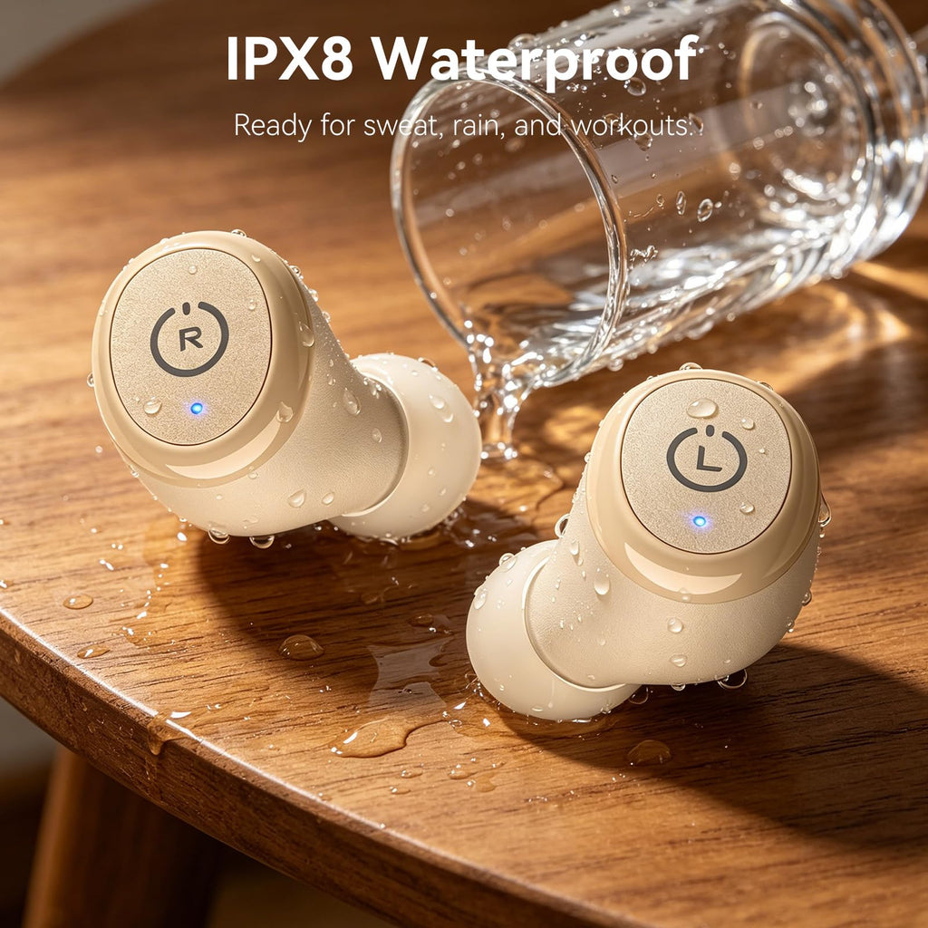 TOZO T10 Wireless Earbuds Powerful Bass Stereo Wireless Charging, APP, IPX8
