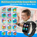 Kids Smart Watches Girls Age 5-12, 26 Games High-Resolution Touchscreen Kids Watch with Video Camera Music Player Pedometer Flashlight 12/24 hr Educational Toys Birthday Gifts for Girls Ages 6 7 8