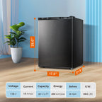 Kismile Small Freezer Upright, 3.0 Cu.ft Mini Freezer, Stainless Steel
