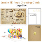 16th Birthday Card for Girl Boy Son Daughter, Big Pop Up 16th Birthday Cards for Grandson Granddaughter, Back In 2010 Funny 16 Year Old Birthday Decorations