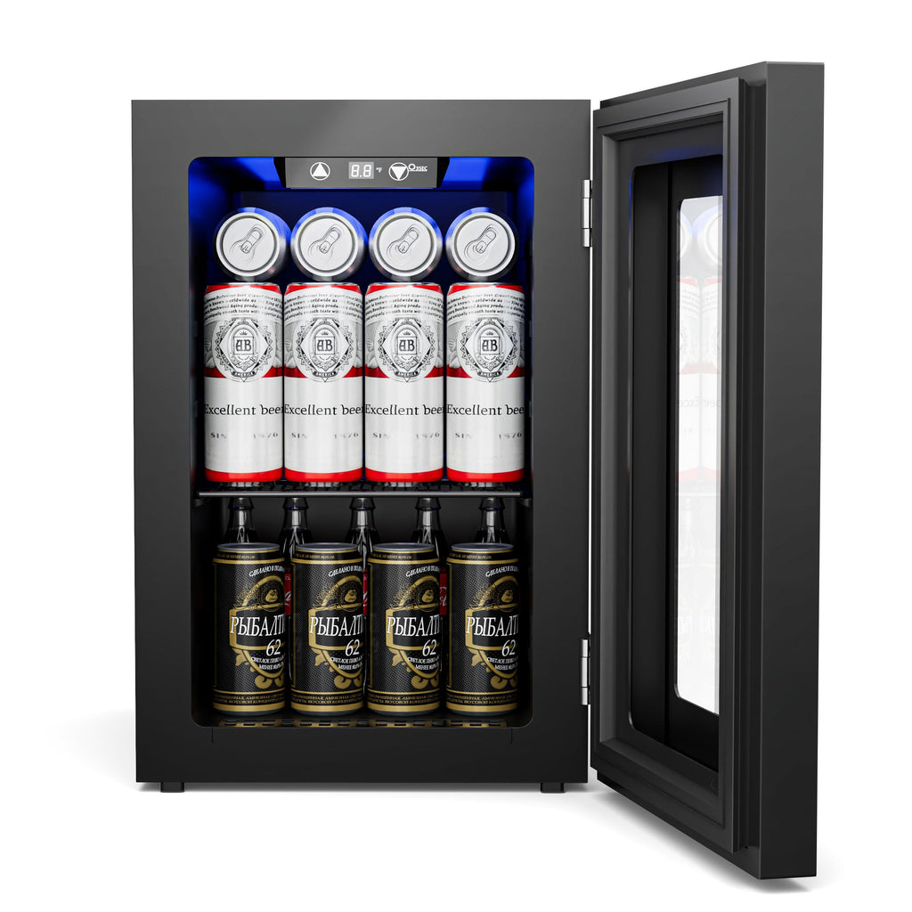 Beverage Refrigerator, 2.47 Cu.Ft Mini Fridge Beverage Cooler
