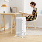 VonHaus Oil Filled Radiator 11 Fins – 2500W, 3 Heat Settings, 24 Hour Timer