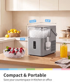 Comfee 33lbs Countertop Nugget Ice Maker, Self-Cleaning, with Ice Scoop