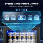 Beverage Refrigerator, 2.47 Cu.Ft Mini Fridge Beverage Cooler