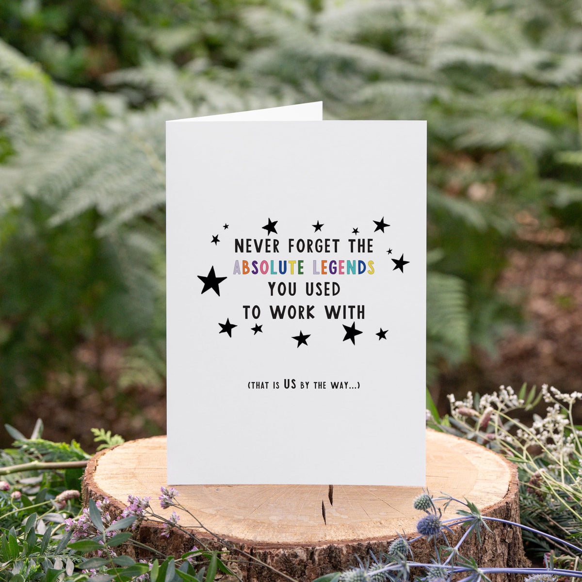 Manta Makes Leaving card goodbye good luck card, retirement new job card to go with sorry your leaving gifts for colleagues women or men