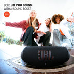 JBL Charge 6 - Portable Waterproof & DropProof Bluetooth Speaker (Black)