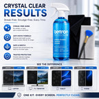 Betron Screen Cleaner Spray Kit with Cloth for TV, Laptop, Monitor, 500ml