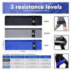 CFX Resistance Bands Set, Exercise Bands with Non-Slip Design for HIPS & Glutes, 3 Levels Workout Bands for Women and Men, Booty Bands for Home Fitness, Yoga, Pilates