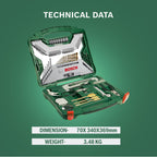 Bosch Accessories 34-piece Screwdriver/Drill bit Set (for Wood, Metal and Stone, Accessories for Drill Drivers)
