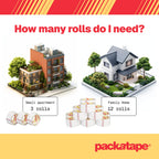 Packatape - 3 Rolls Per Pack 48MM x 66M Brown Packaging Tape for Parcels and Boxes. This 3 rolls pack of Heavy Duty Brown Packing Tape Provides a Strong, Secure and Sticky Seal for your Boxes