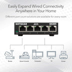 NETGEAR 5 Port Gigabit Network Switch, Unmanaged Ethernet Switch GS305