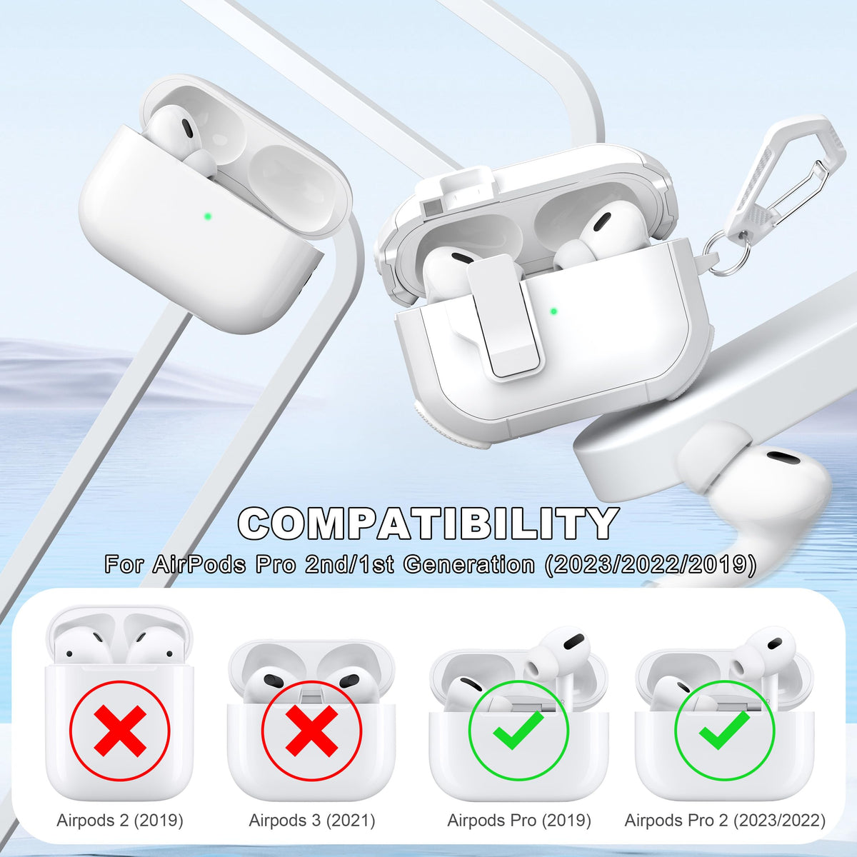 for AirPods 4 Case & AirPods 5 Case with Cleaner Kit,Clear Cover