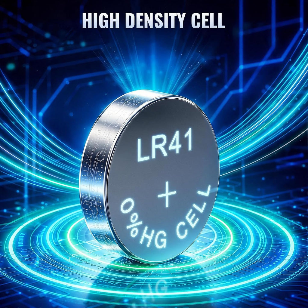 POWEROWL 12-Pack LR41 AG3 392 192 SR41SW L736 LR736 1.5V Alkaline Button Cell Batteries – Long-Lasting Power for Small Electronics