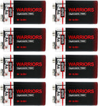 Warriors 4X 9V Alkaline Batteries, 6LR61, Long Lasting Power
