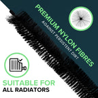 THE ORIGINAL Radiator Cleaner Brush 115cmI Long Radiator Brush for Cleaning