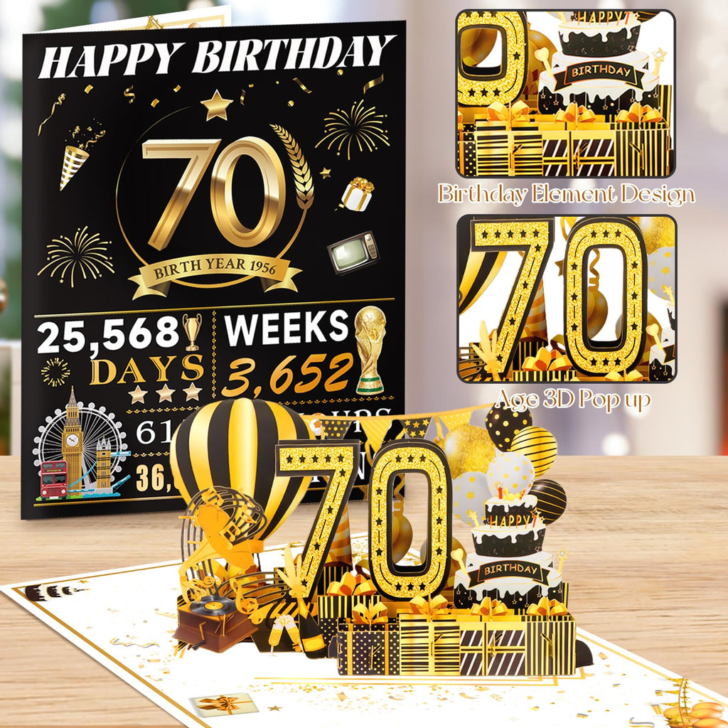 16th Birthday Card for Girl Boy Son Daughter, Big Pop Up 16th Birthday Cards for Grandson Granddaughter, Back In 2010 Funny 16 Year Old Birthday Decorations