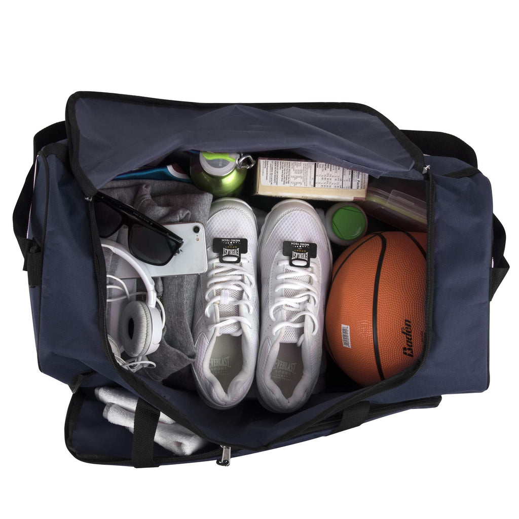 Trail maker 55 Liter, 24 Inch Lightweight Canvas Duffle Bags for Men & Women For Traveling, the Gym, and as Sports Equipment Bag/Organizer