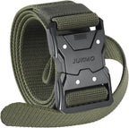 JUKMO Quick Release Tactical Belt, Military Work 1.5" Nylon Web Hiking Belt