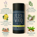 The Ilex Wood Natural Deodorant Stick - Ylang Ylang & Cedarwood - 70ml