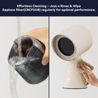 CIARRA Portable Range Hood, 2-Speed Desktop Kitchen Exhaust Fan
