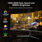 SANSUI 24 Inch Gaming Monitor 200Hz 1Ms FreeSync HDR 110% sRGB FHD 1080P Computer Monitor HDMI DP Ports Eye Care Frameless VESA Mount Cable Management(ES-G24F4L HDMI Cable Included)