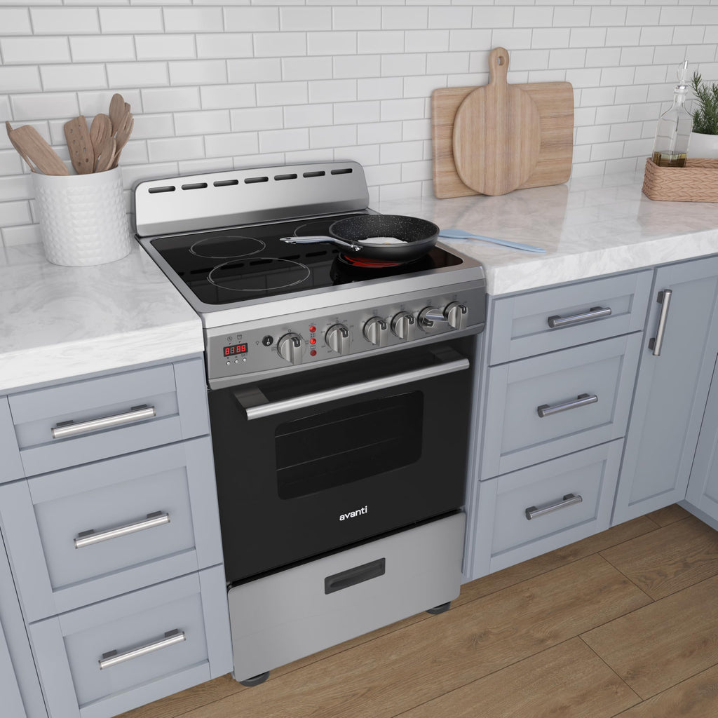 Avanti 20-Inch Freestanding Electric Range with Ceramic Glass Cooktop, in Black (CERU200P1B)
