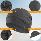 EINSKEY 100% Cotton Skull Caps for Men, Multipurpose Daily Wear Beanie Hat