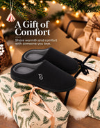 VeraCosy Men's Two-Tone Memory Foam Slippers