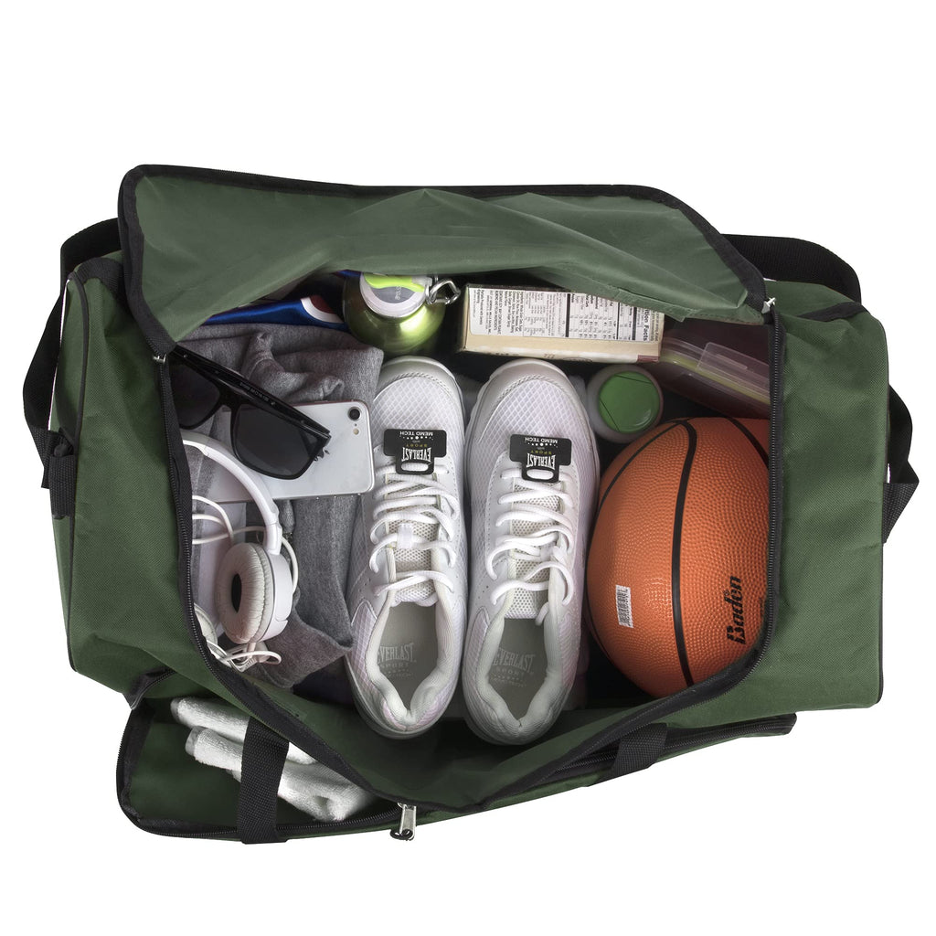 Trail maker 55 Liter, 24 Inch Lightweight Canvas Duffle Bags for Men & Women For Traveling, the Gym, and as Sports Equipment Bag/Organizer