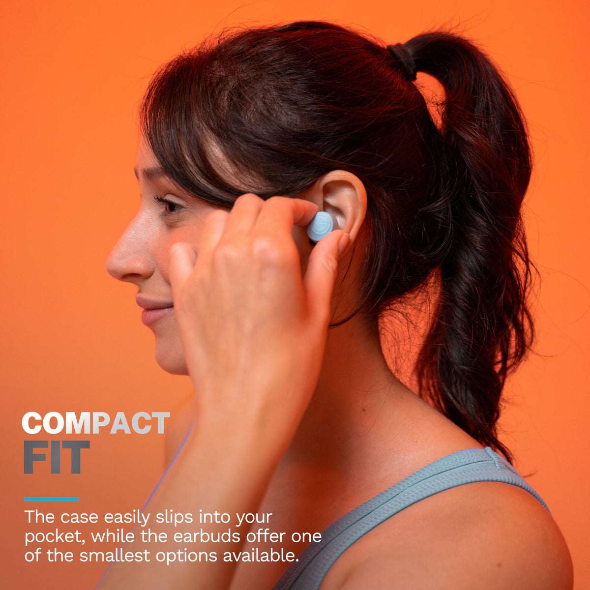 JLab Go Air Pop+ Earbuds, Dual Connect, EQ3 Sound, Black
