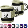 Slim Panda Ankle Straps for Cable Machines, Cable Kickback Ankle Cuffs