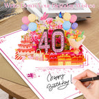 16th Birthday Card for Girl Boy Son Daughter, Big Pop Up 16th Birthday Cards for Grandson Granddaughter, Back In 2010 Funny 16 Year Old Birthday Decorations