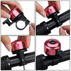 Bike Bell Bicycle Bell with Loud Crisp Clear Sound, Road and Mountain Bike Bell Adults Kids(8 colors)
