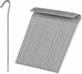 KEPLIN Steel Alloy Tent Pegs, Galvanised Ground Pegs, Rust Free & Durable Tent Support Metal Heavy Duty, Ideal Support for Camping, Beach, Garden Netting, Football Goal & Gazebo (40 Pack)