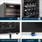 Mini Beverage Refrigerator Cooler -Small Beverage Fridge 1.4cu.ft